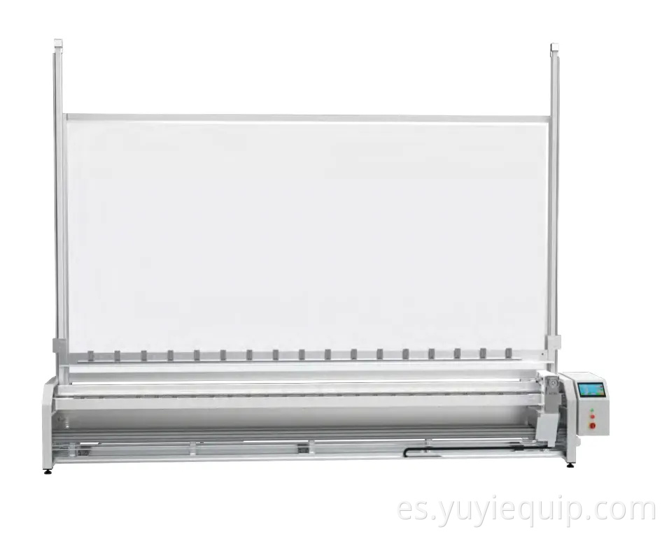 Unidad de costura automática para producción de persianas romanas, control inteligente PLC, costura de rieles de 8~80 mm, corte automático de alambre por infrarrojos